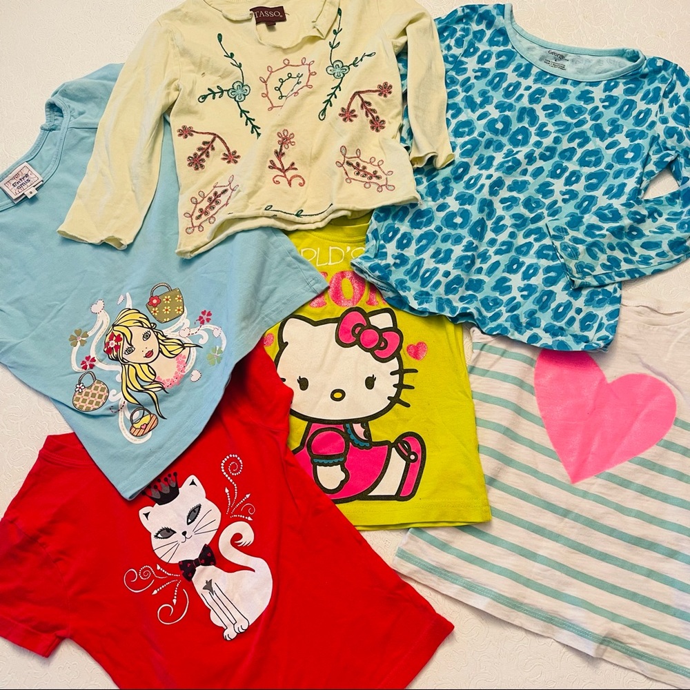 Bundle of Girl’s Tops Sizes 2-8